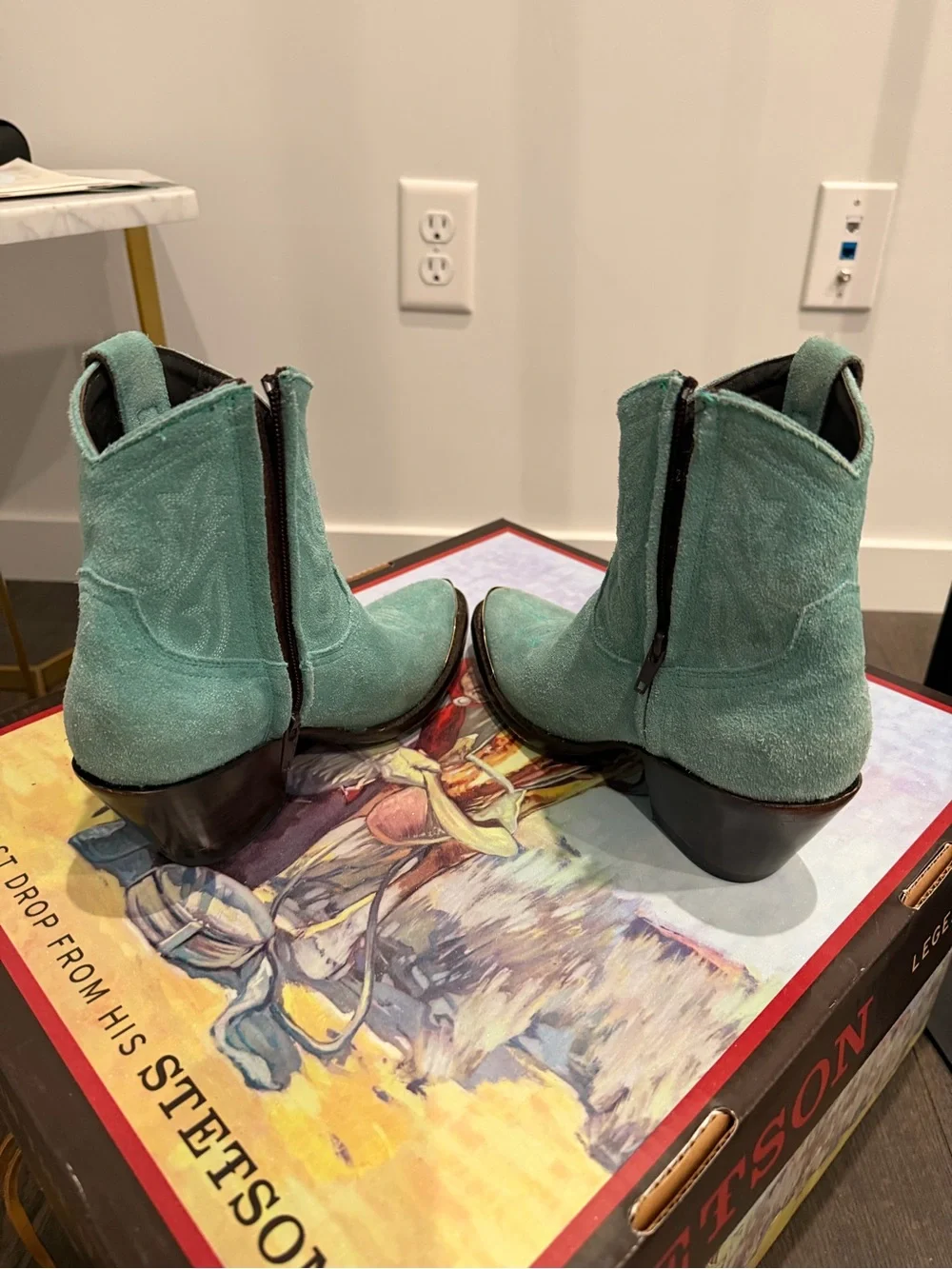 Old Gringo Mint Suede Ankle Boots - Women